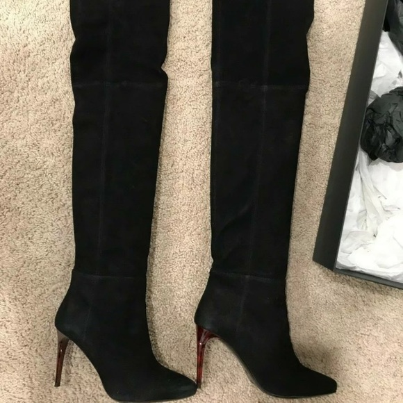 Balmain x H&M over the knee suede boots - Picture 2 of 9